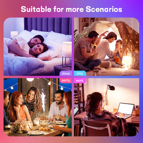 Smart Wifi Bluetooth Dimming And Color-changing Bulb